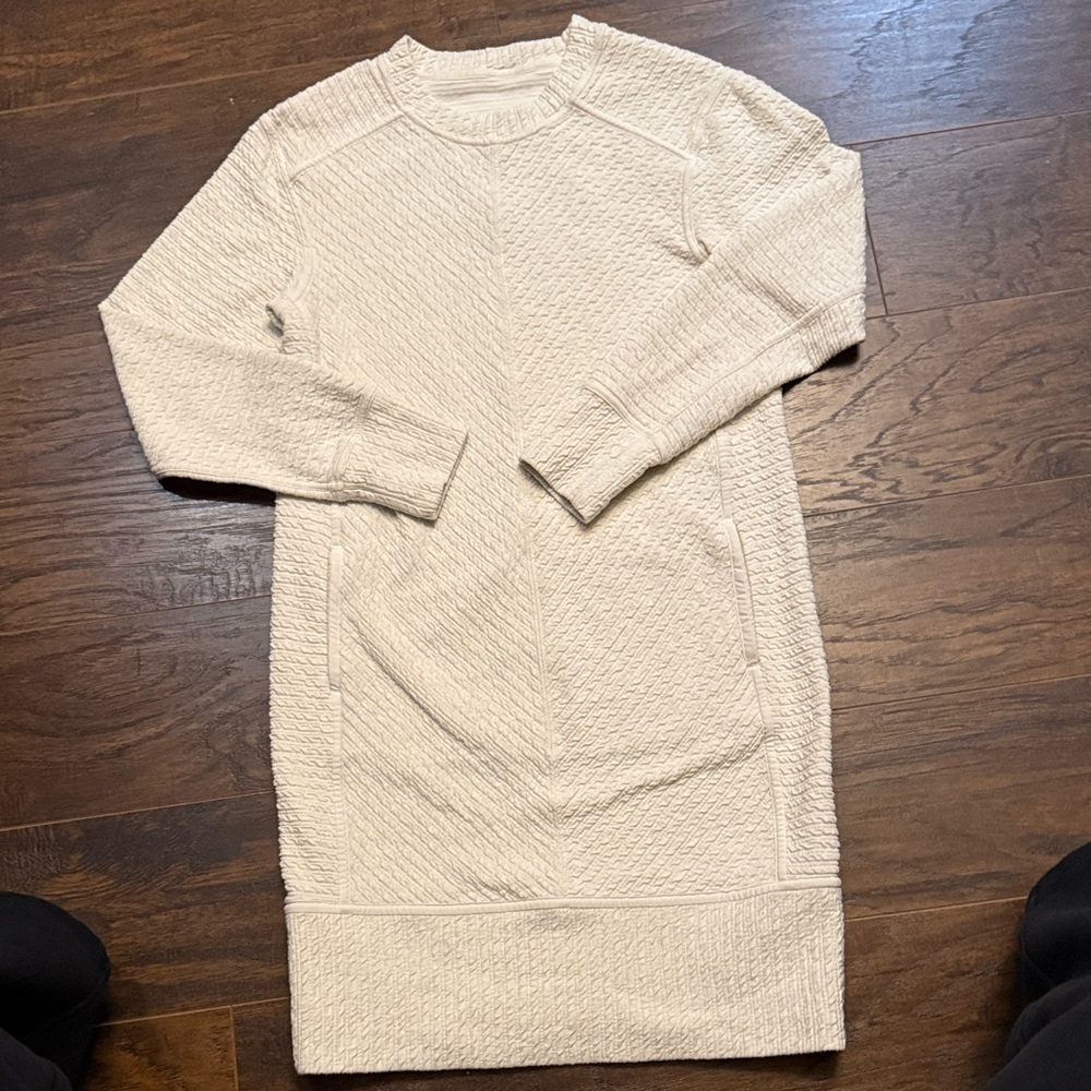 Lululemon Cozy Cream Sweater Dress. New without tags.